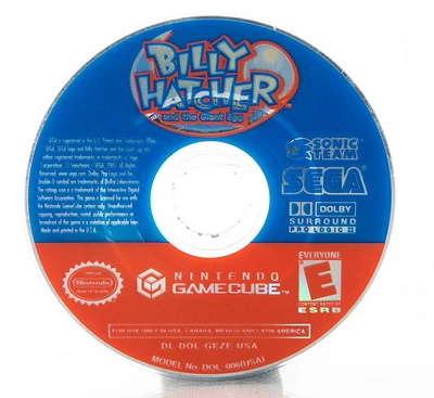 Billy Hatcher and the Giant Egg - GameCube