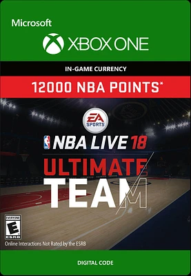 NBA Live 18 Ultimate Team Points 12,000 - Xbox One