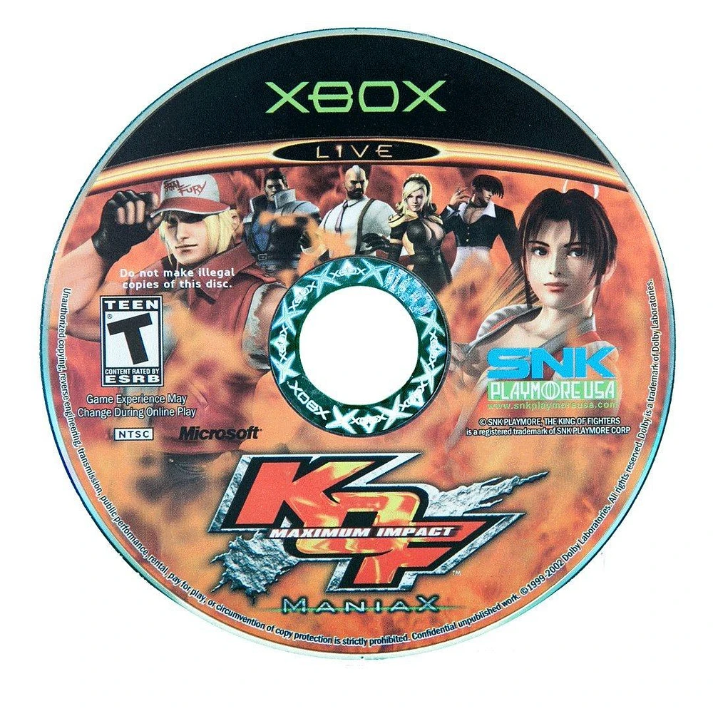 King of Fighters: Max Impact Maniax - Xbox