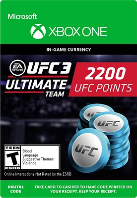 EA Sports UFC 3 Ultimate Team Points 2,200 - Xbox One