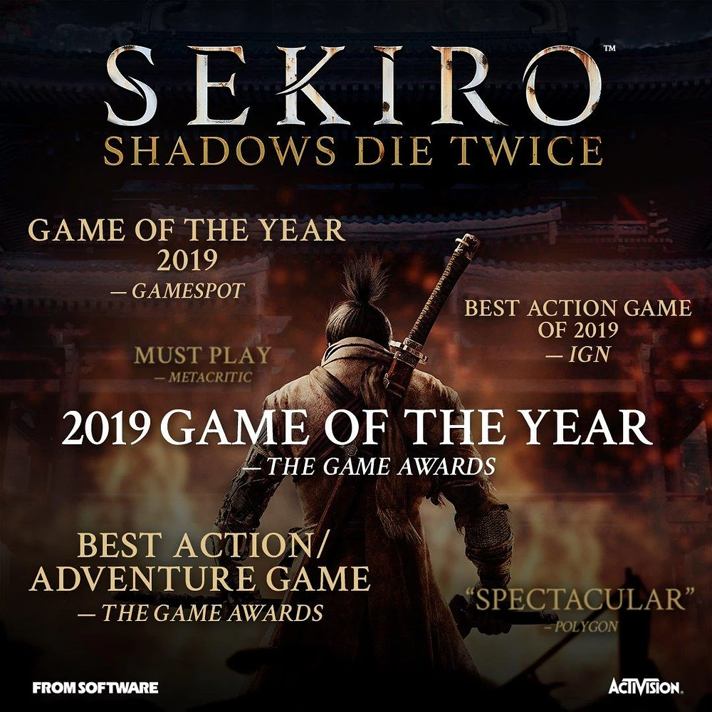 Activision Sekiro: Shadows Die Twice - PlayStation 4 | The Market Place