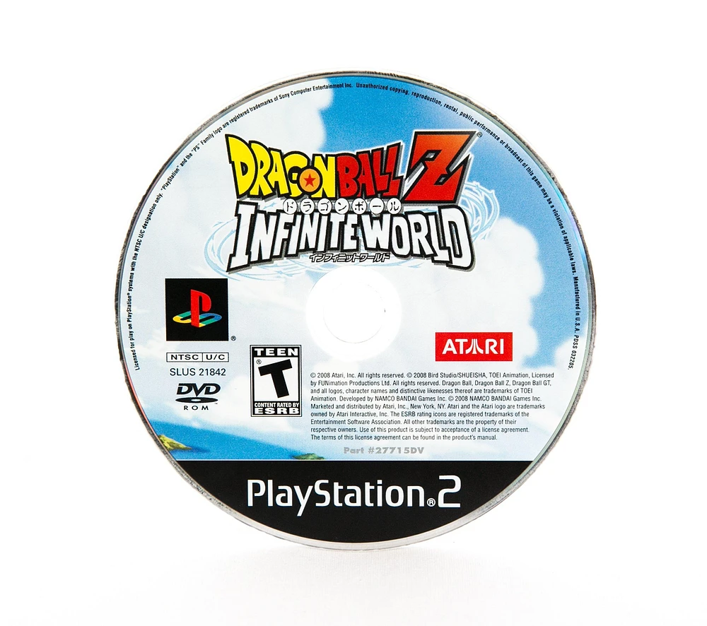 Atari Dragon Ball Z: Infinite World - PlayStation 2 | The Market Place