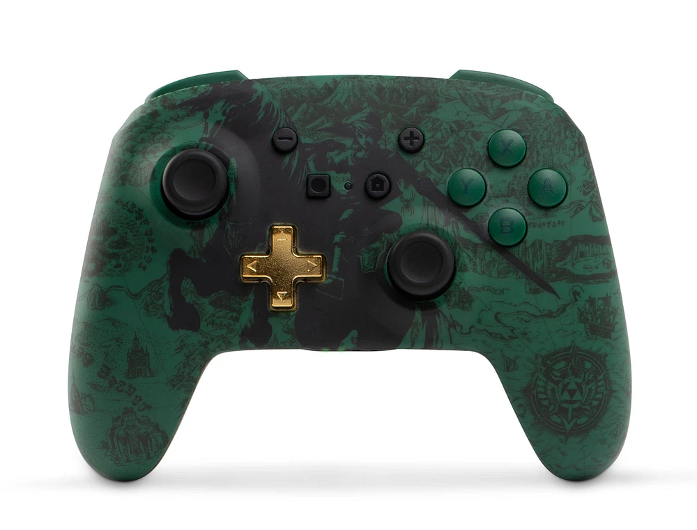 PowerA Enhanced Wireless Controller for Nintendo Switch The Legend of Zelda Link Silhouette