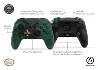 PowerA Enhanced Wireless Controller for Nintendo Switch The Legend of Zelda Link Silhouette