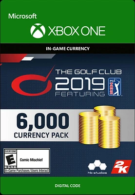 The Golf Club 2019 Featuring PGA TOUR Currency Pack 6,000 - Xbox One