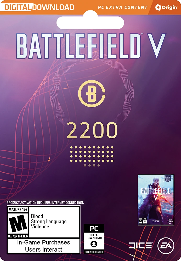 Battlefield V Battlefield Currency 2,200