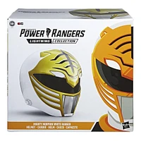 Hasbro Mighty Morphin Power Rangers Lightning Collection White Ranger Helmet