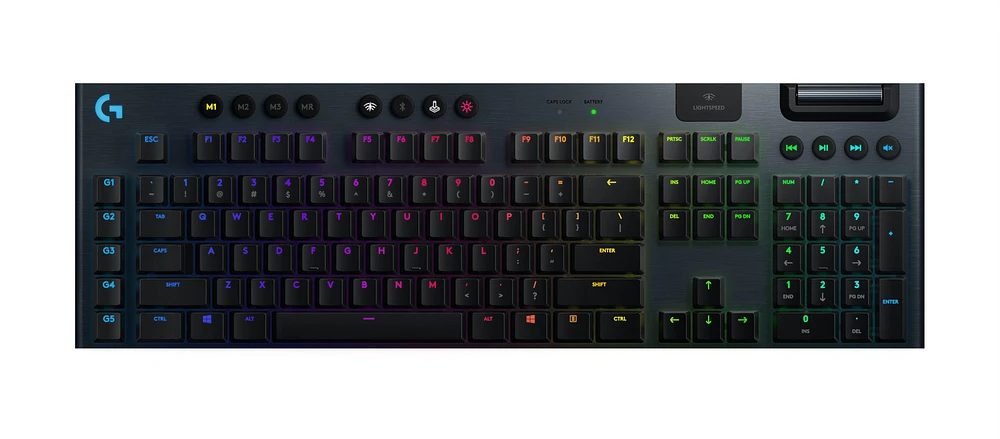 Logitech G915 Lightspeed RGB GL Tactile Switches Wireless Mechanical Gaming Keyboard