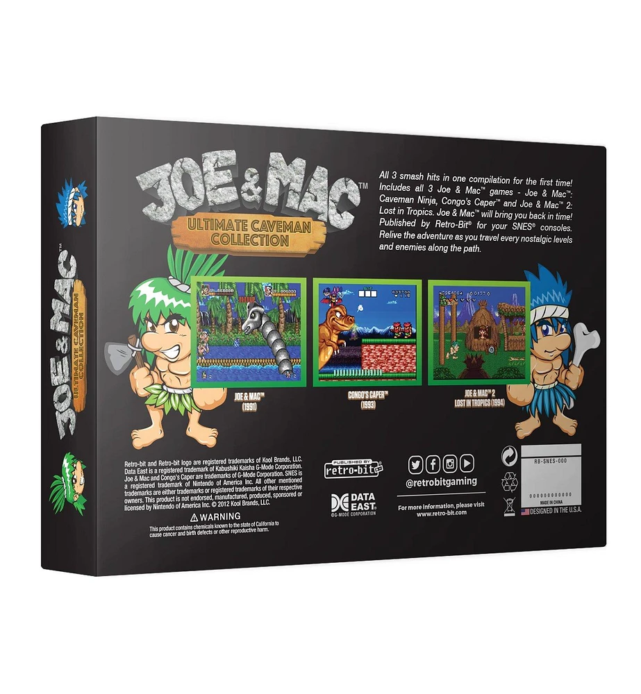 Retro-Bit Joe and Mac Ultimate Caveman Collection - Super Nintendo | The  Market Place