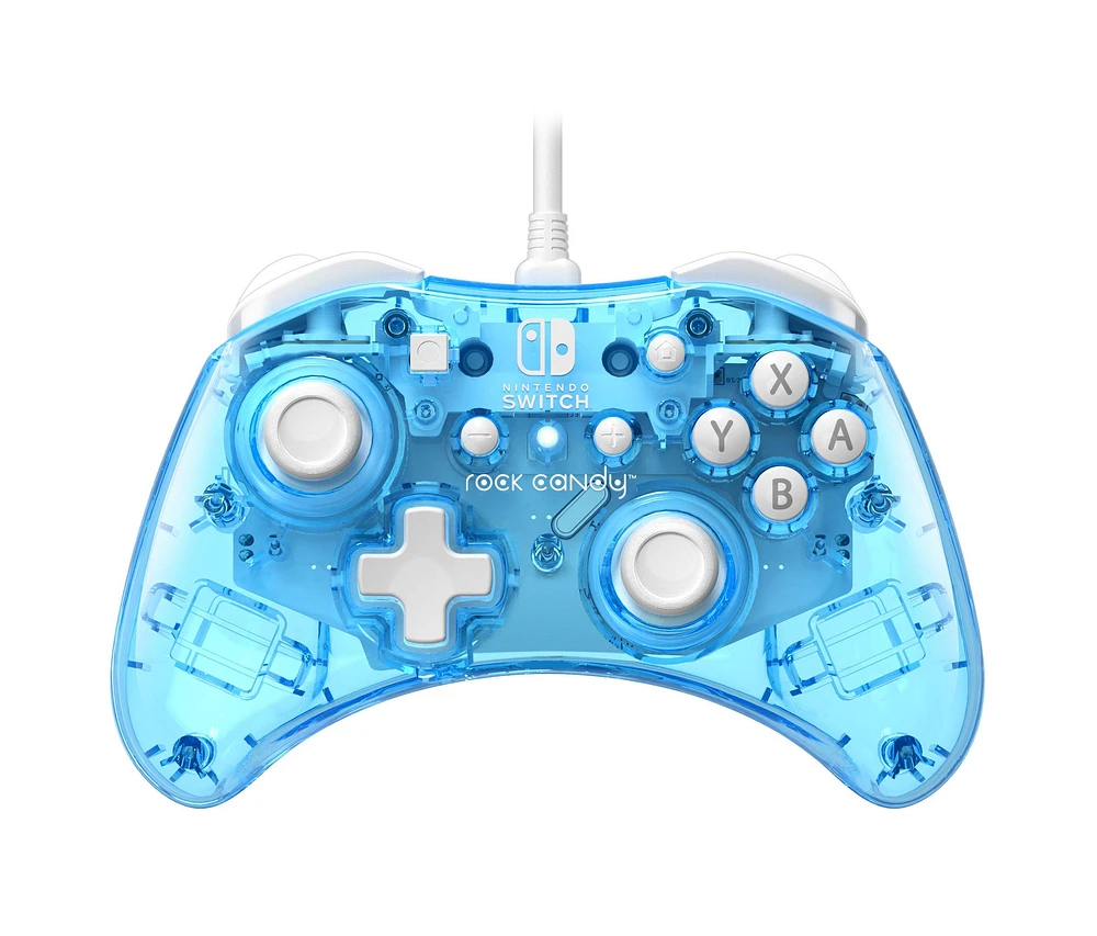 PDP Rock Candy Wired Controller for Nintendo Switch Blu-merang