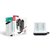 PDP Gaming Joy-Con Charging Shuttle for Nintendo Switch White