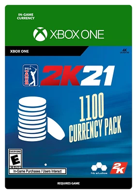 PGA Tour 2K21 Currency Pack 1,100