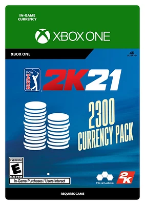 PGA Tour 2K21 Currency Pack 2,300 - Xbox One