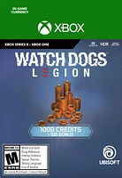 Watch Dogs: Legion Credits 1,000 - Xbox One