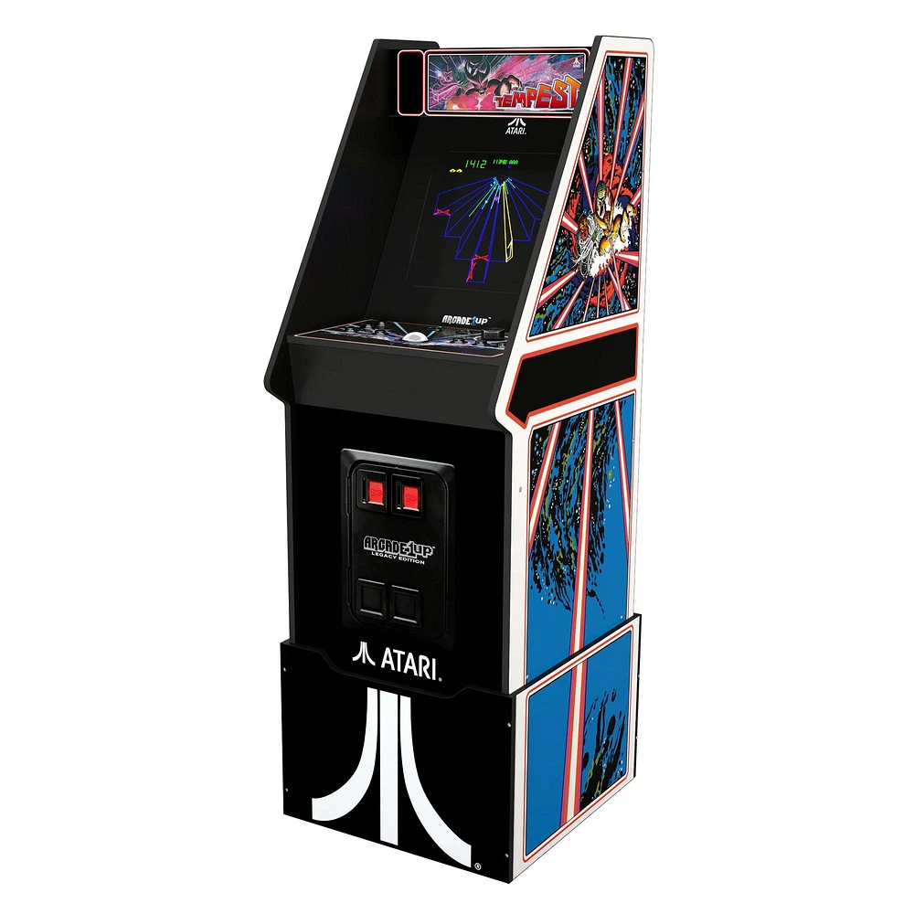 Arcade1Up Atari Game Cabinet with Riser Legacy Edition