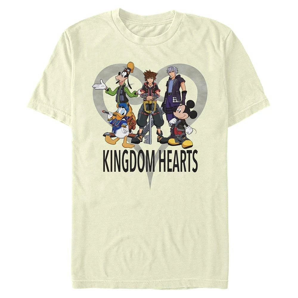 Kingdom Hearts Logo Background T-Shirt