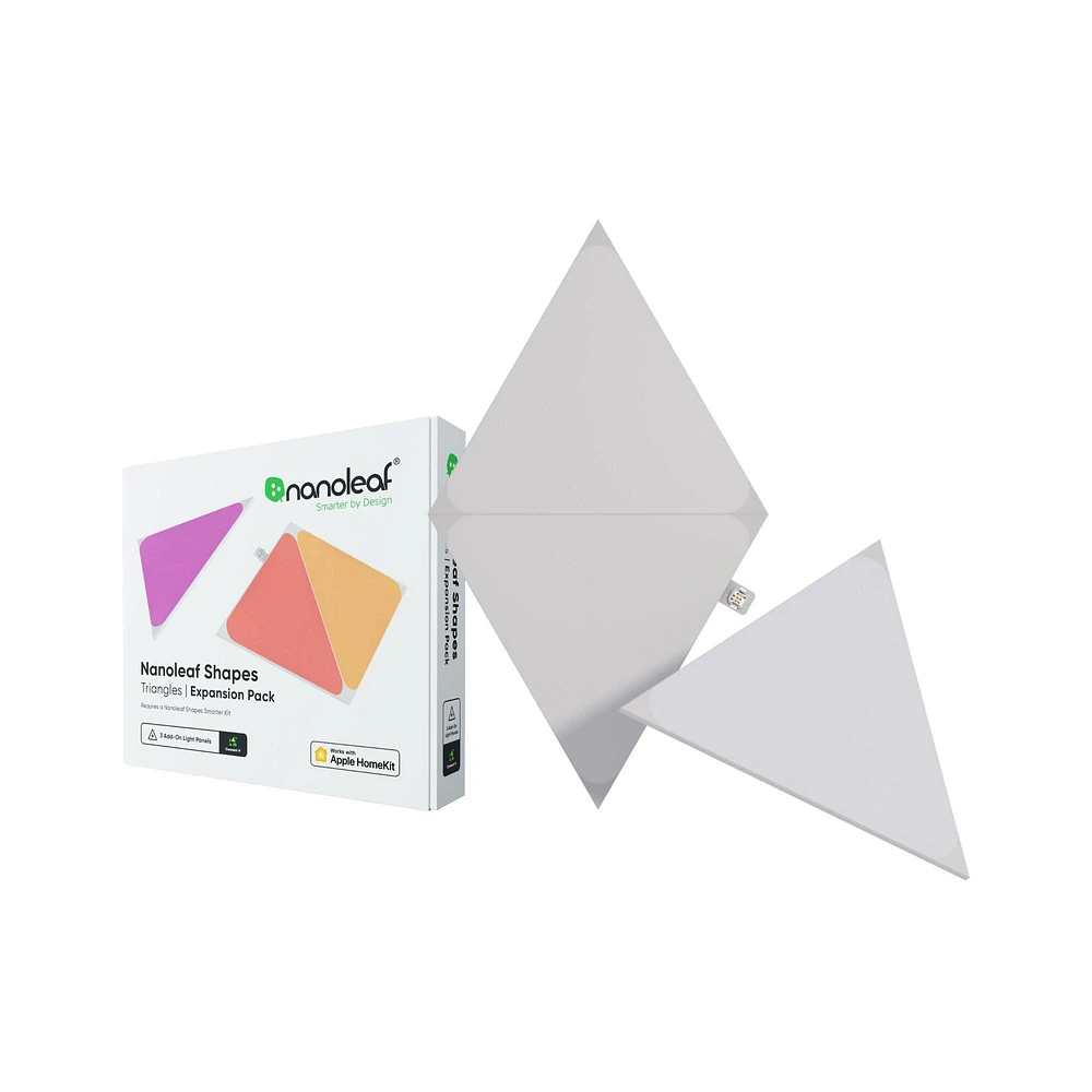 Nanoleaf Light Panels Shapes Triangles Expansion Pack 3 Pack