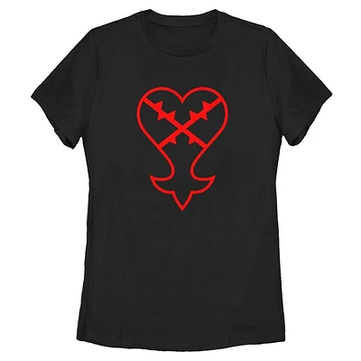 Kingdom Hearts Heartless Symbol Womens T-Shirt