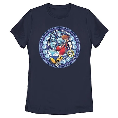 Kingdom Hearts Sora Stained Glass Womens T-Shirt