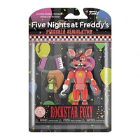 Five Nights at Freddy's Pizzeria Simulator Glow-in-the-Dark Rockstar Foxy Action Figure