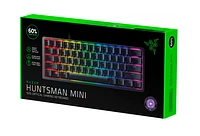 Razer Huntsman Mini 60 Percent Optical Gaming Keyboard (Clicky Purple Switch)