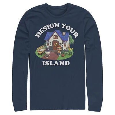 Animal Crossing Design Your Island Long Sleeve T-Shirt