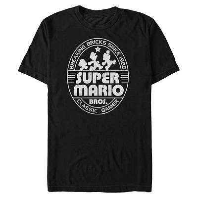 Super Mario Breaking Bricks Since 1985 T-Shirt