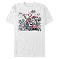 Super Mario Kingdom Characters T-Shirt