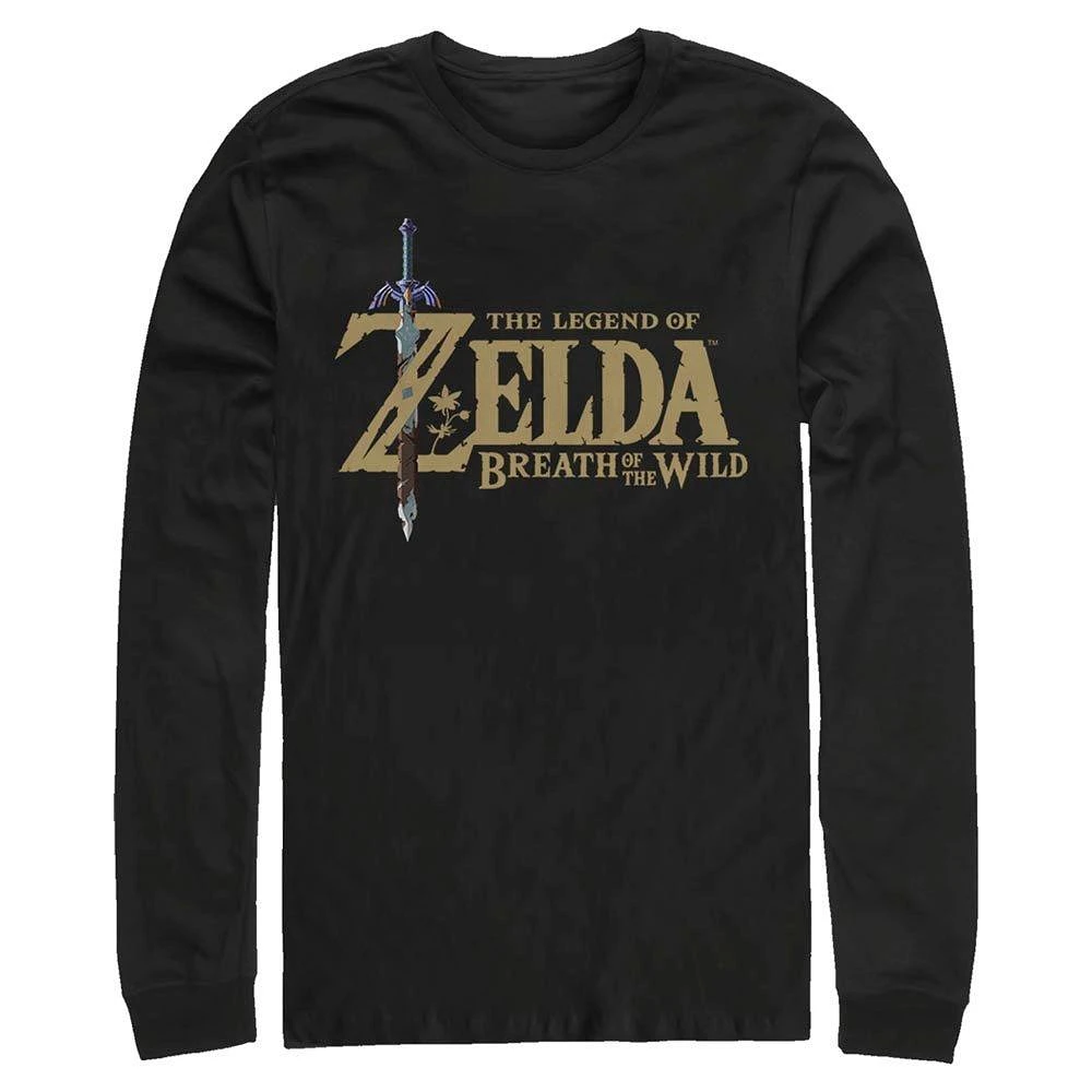 The Legend of Zelda Breath of the Wild Logo Long Sleeve T-Shirt