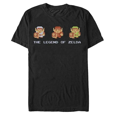 The Legend of Zelda 8-Bit Link Armor T-Shirt