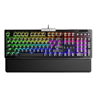 EVGA Z15 RGB Backlit LED Hot Swappable Kailh Speed Bronze Switches Mechanical Gaming Keyboard Linear Switches