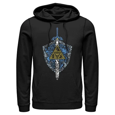 The Legend of Zelda Shield Icons Hooded Sweatshirt