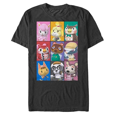 Animal Crossing Character Color Blocks T-Shirt