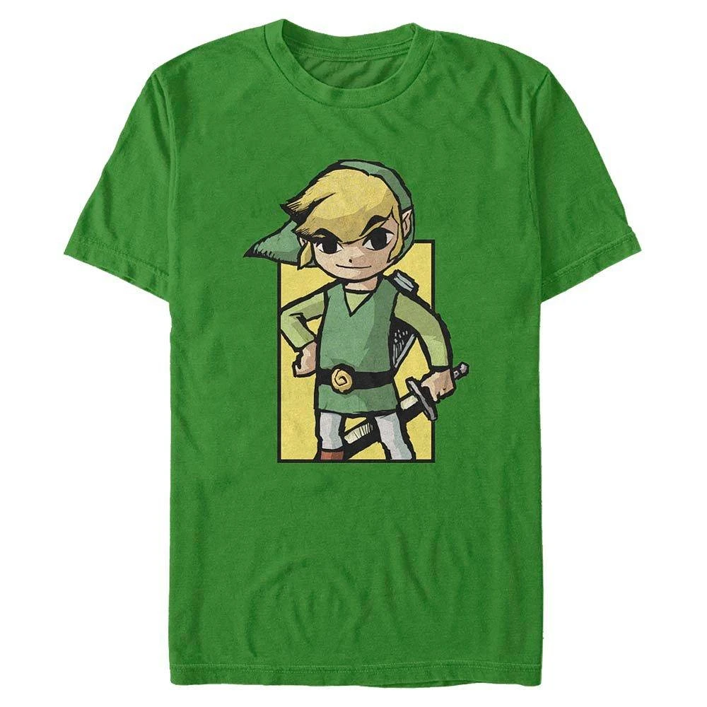 The Legend of Zelda Wind Waker Link Pose Square T-Shirt