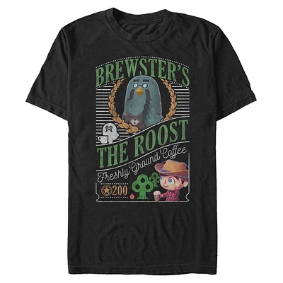 Animal Crossing Brewster Coffee Colored T-Shirt