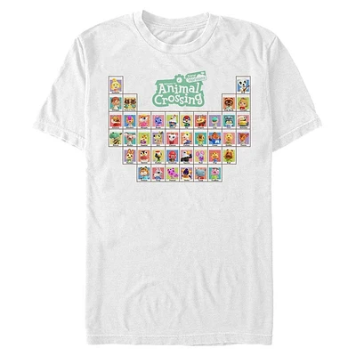 Animal Crossing New Horizons Periodic Table T-Shirt