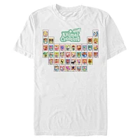 Animal Crossing New Horizons Periodic Table T-Shirt