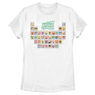 Animal Crossing New Horizons Periodic Table Women's T-Shirt