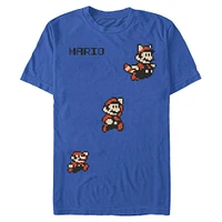 Super Mario Bros Flying 8-Bit T-Shirt
