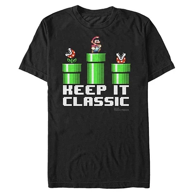 Super Mario Bros Keep It Classic T-Shirt