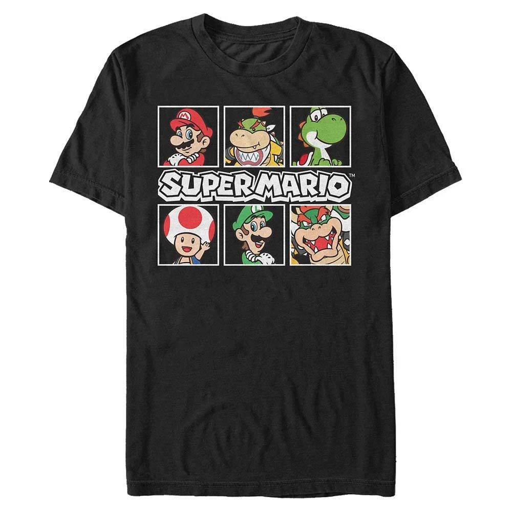 Super Mario Character Boxes T-Shirt