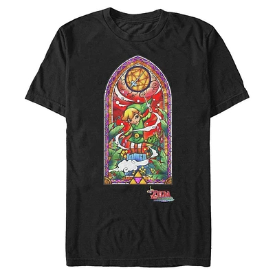 The Legend of Zelda Wind Waker Link Stained Glass T-Shirt
