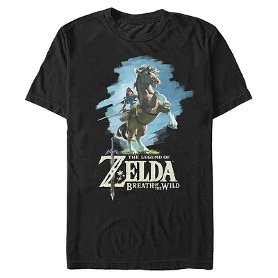The Legend of Zelda Breath of the Wild Link Painted T-Shirt