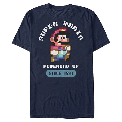 Super Mario - Mario Powering Since 1991 Up T-Shirt
