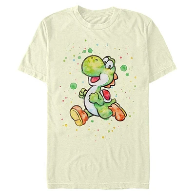 Super Mario Yoshi Watercolor T-Shirt