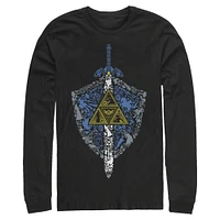 The Legend of Zelda Shield Icons Long Sleeve T-Shirt