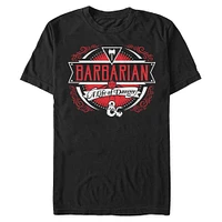 Dungeons and Dragons Barbarian Label T-Shirt