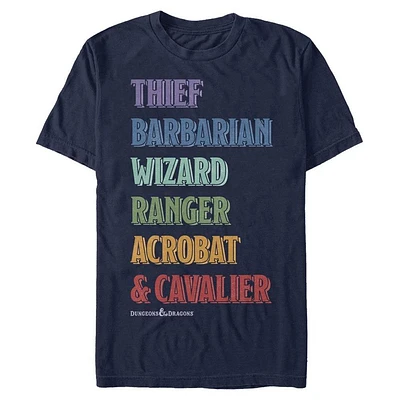 Dungeons and Dragons Class Stack T-Shirt