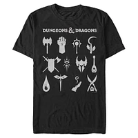 Dungeons and Dragons Dungeon Classes Icons T-Shirt