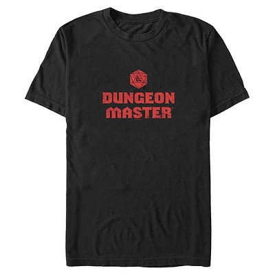 Dungeons and Dragons Dungeons Master Distressed Logo T-Shirt